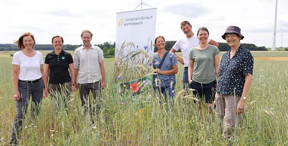 Ackerwildkraut-Wettbewerb 2022 in Mittelfranken ©Birgit Gleixner, LfL