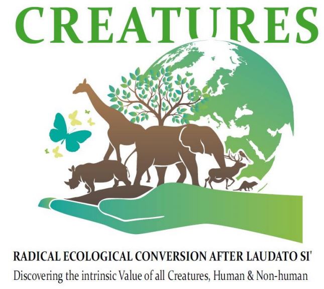 Logo der Konferenz "Laudato Si" im Vatikan
